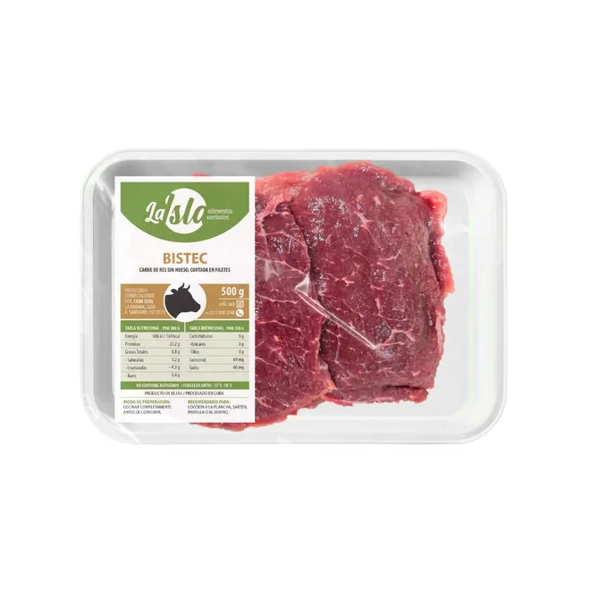 Bistec de res, 500 g, La Isla