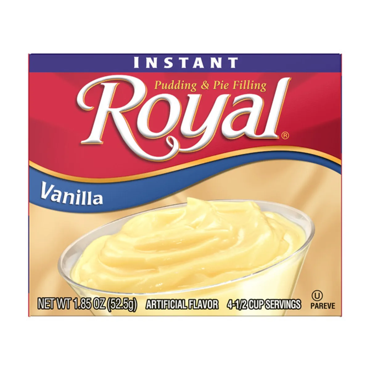 Pudín instantáneo sabor vainilla, 52.5 g, Royal