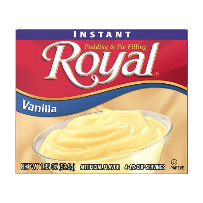 Pudín instantáneo sabor vainilla, 52.5 g, Royal