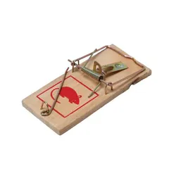 Trampa tradicional de madera para ratón  