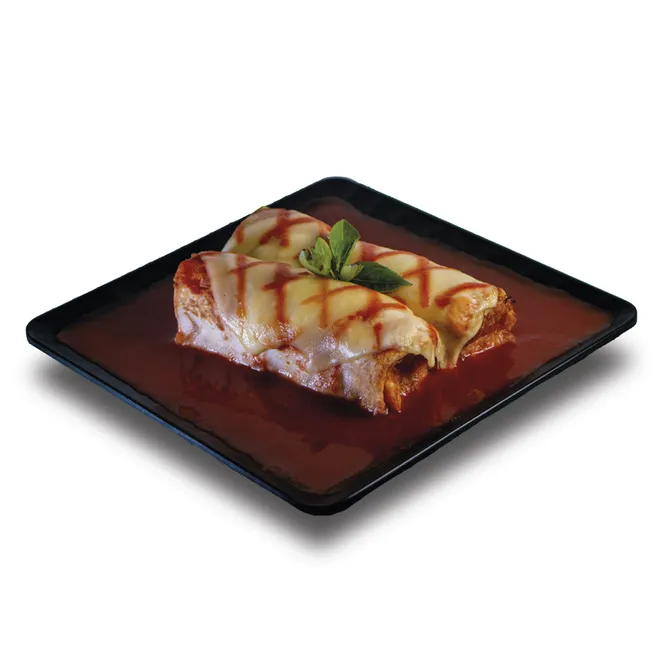 Canelones de jamón