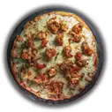 Pizza con Mariscos
