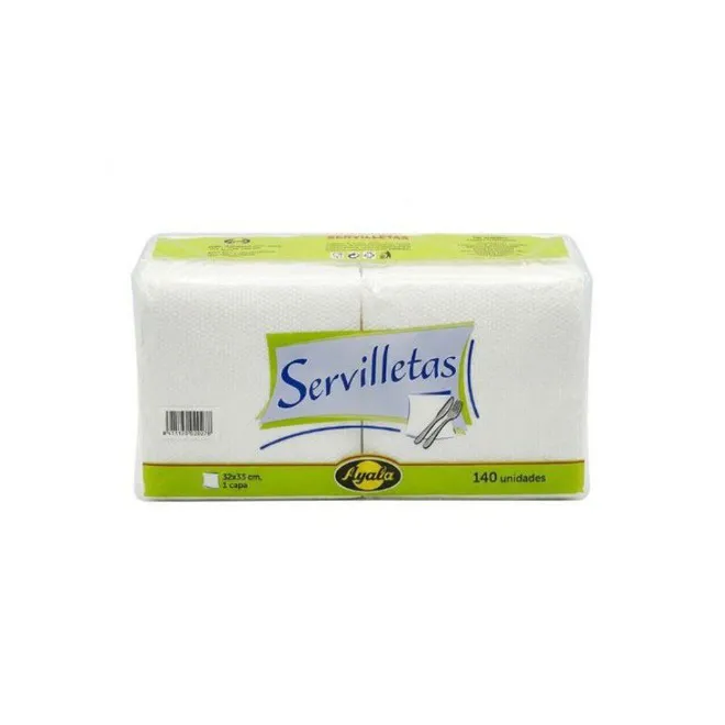 Servilletas blanca 32x30, 140 u, Ayala