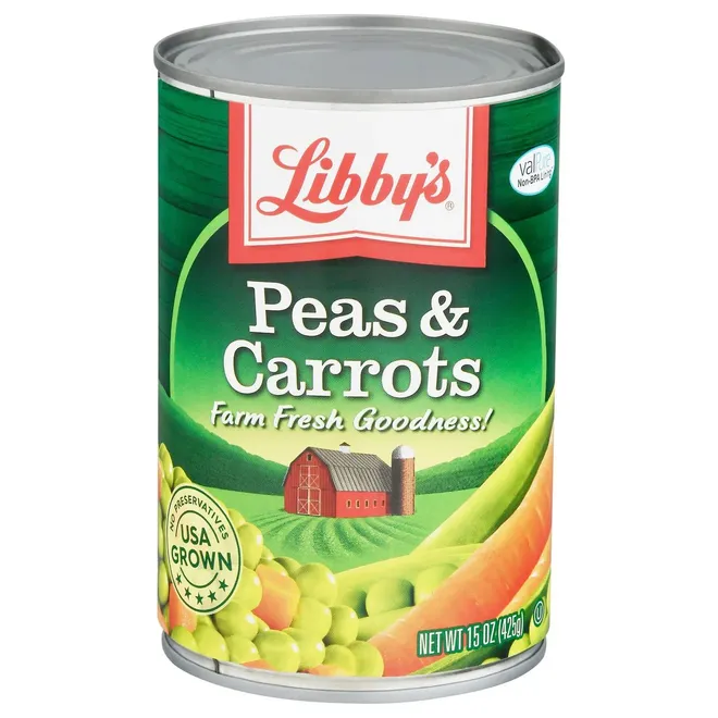 Guisantes y zanahorias enlatadas, 425 g, Libby’s