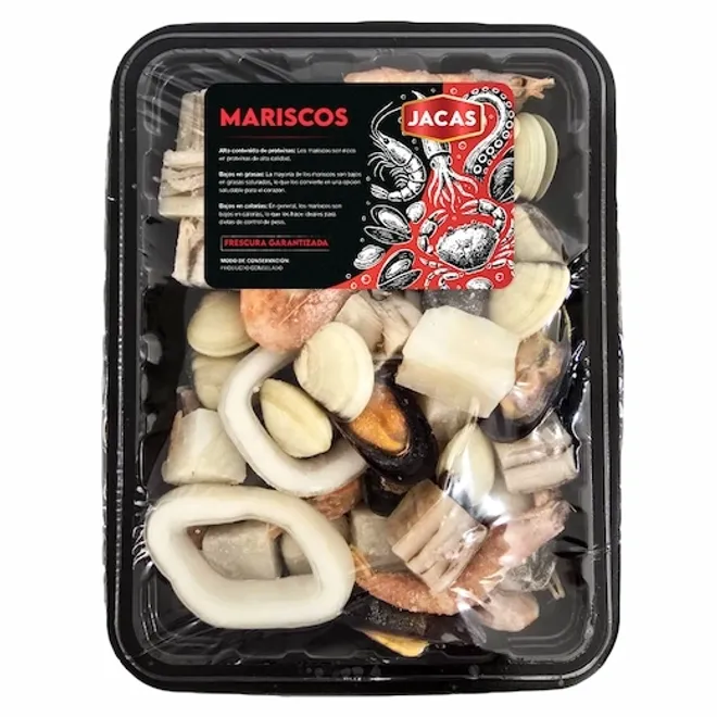 Mixto de mariscos, 500 g, Jacas
