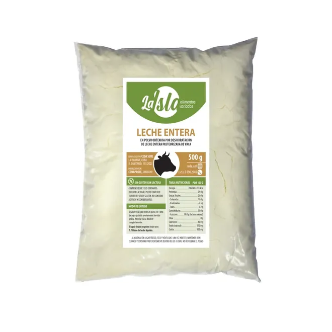 Leche entera en polvo, 500 g, La Isla