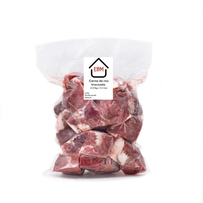 Carne de res troceada, 2 kg, EBM