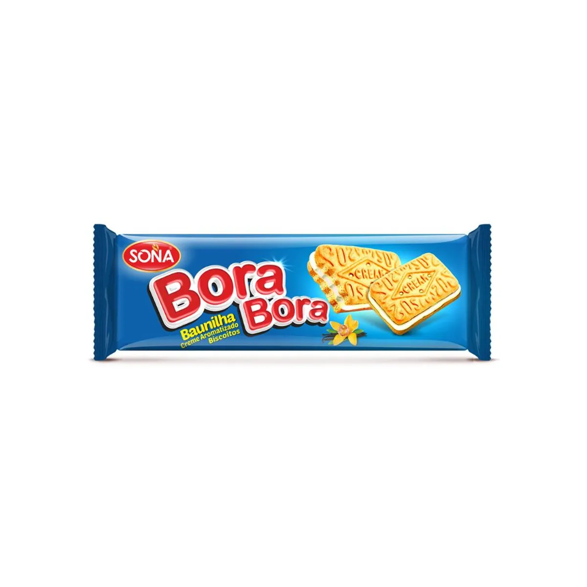 Galletas Bora Bora con crema de vainilla, 78 g, HollandPark