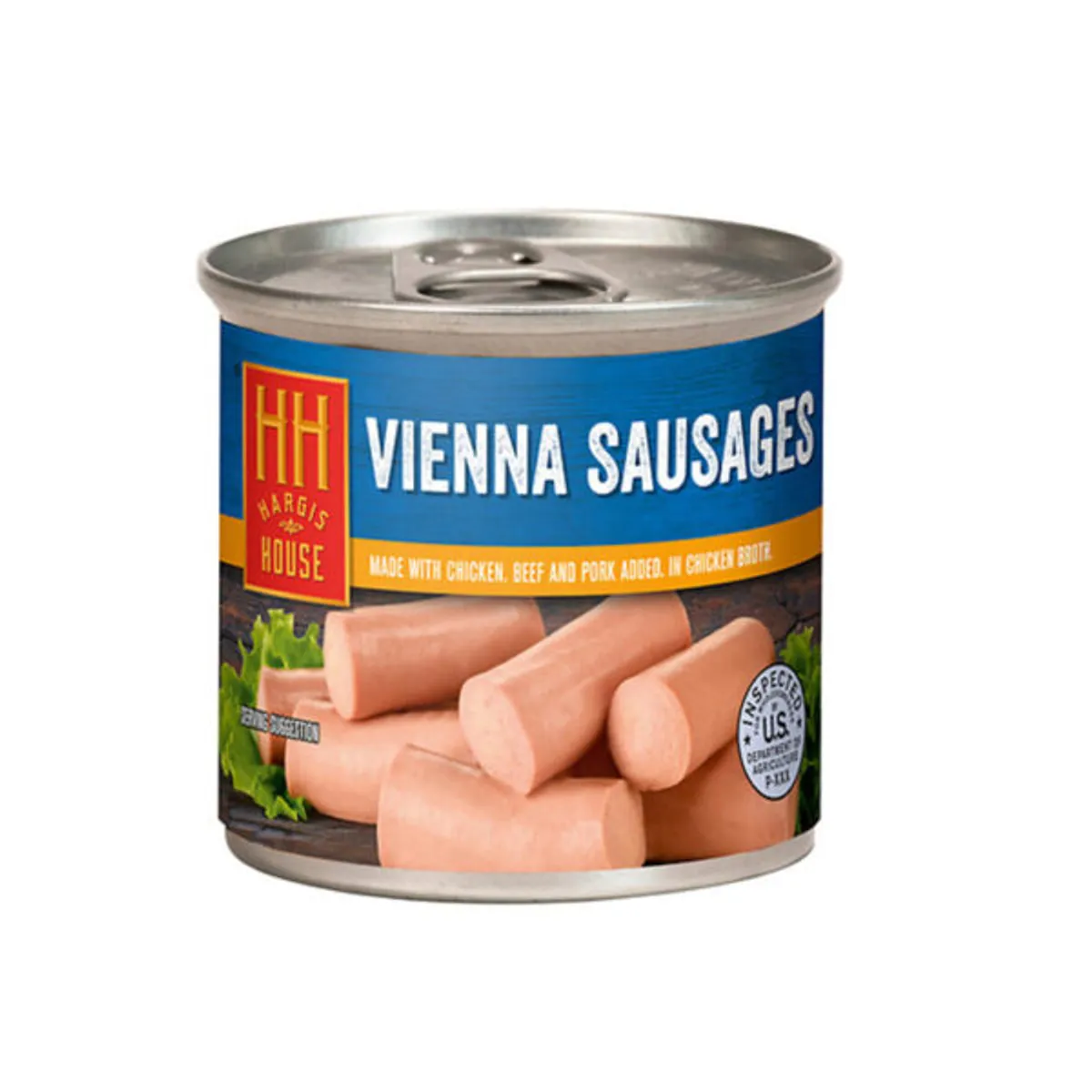 Salchicha enlatada tipo vienna, 130 g, Hargis House
