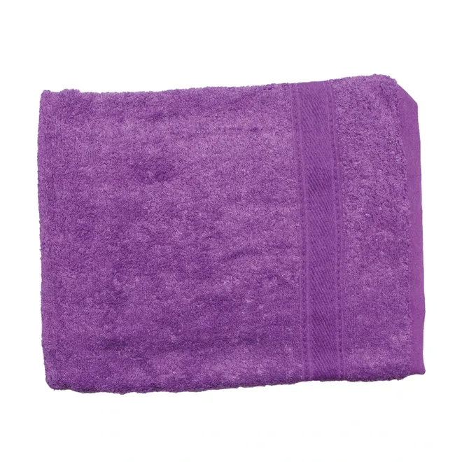 Toalla de algodón, color morado (140 x 70cm)
