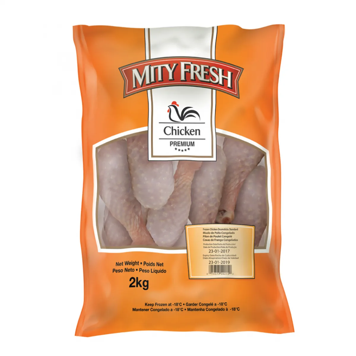 Muslo de pollo, 2 kg, Mity Fresh