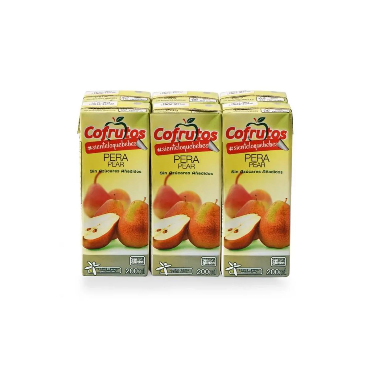 Six de jugos de pera (6 x 200 ml) Eurojus