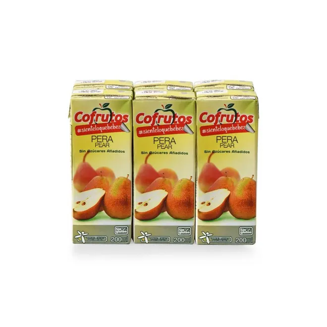 Six de jugos de pera (6 x 200 ml) Eurojus