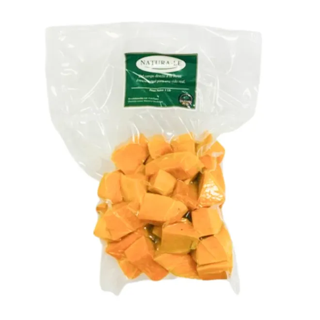 Calabaza en cubos sin cáscara, 1 lb, Natura-le